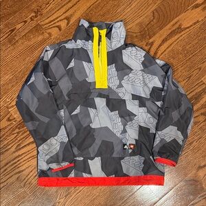Boys Adidas x LEGO Black and Gray Jacket